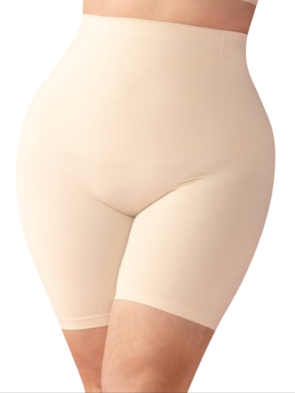 Shapermint Essential High-Waisted Shaper Shorts Beige Tummy Control Shapwear M-L